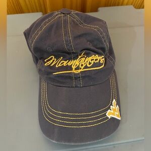 Mountaineers Black & Gold Embroidered Baseball Cap
